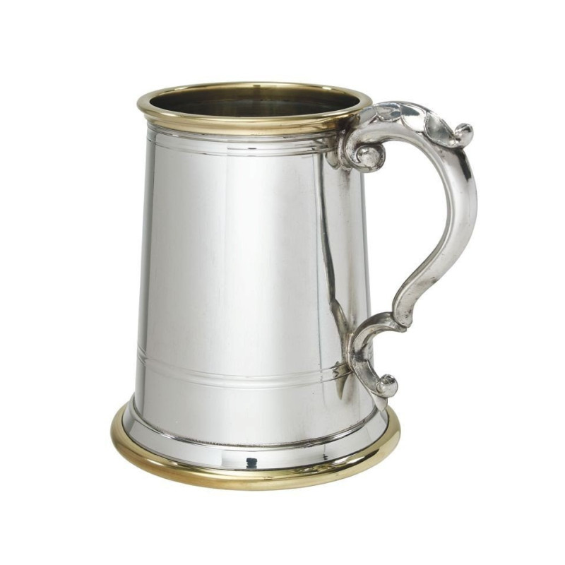Wortley Pewter and Brass Tankard