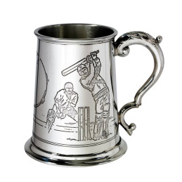 Cricket Scene Tankard