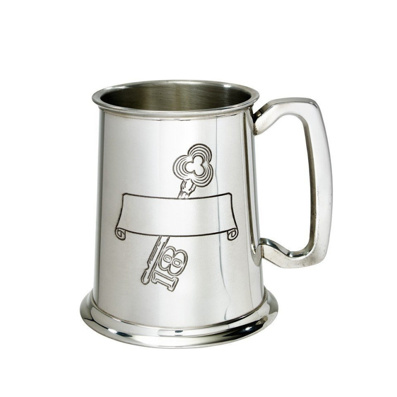 18 key Stamp Tankard