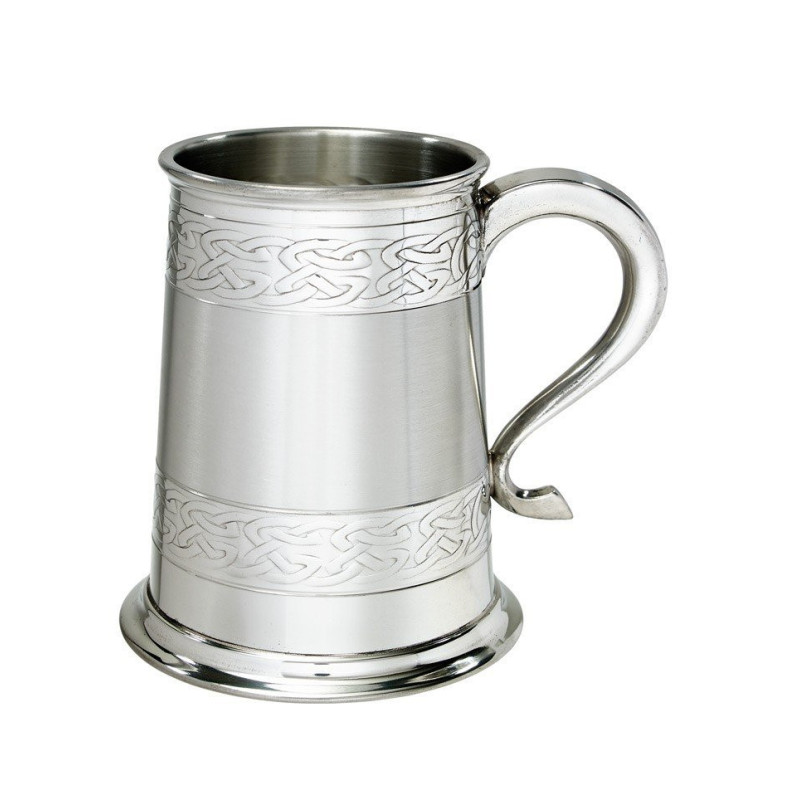 Embossed Celtic Bands Tankard