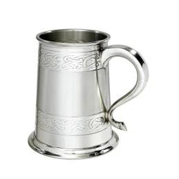 Embossed Celtic Bands Tankard