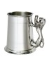 Lion Handle Pewter Tankard