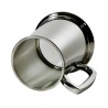 Plain Pewter Tankard With Glass Base