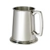 Plain Pewter Tankard With Glass Base