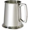 Plain Pewter Tankard With Glass Base