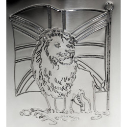 Union Jack Lion Handle Tankard