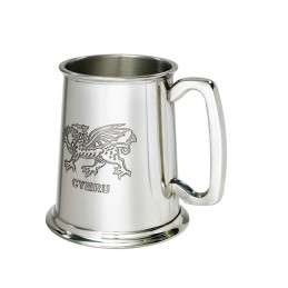 Welsh Dragon Pewter Tankard