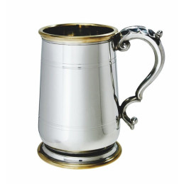 Hallam Pewter & Brass Tankard