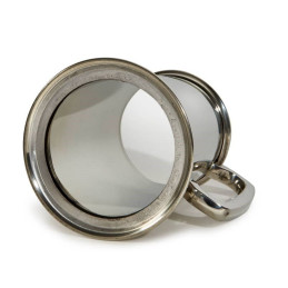 Plain Glass Base Heavy Tankard