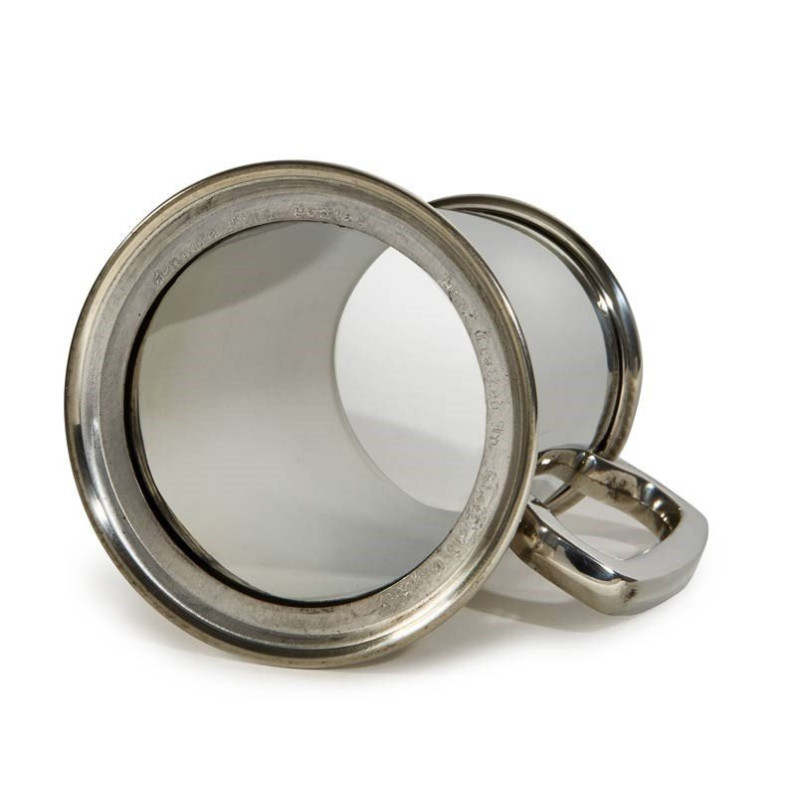 Plain Glass Base Heavy Tankard