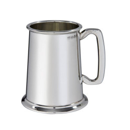 Plain Glass Base Heavy Tankard