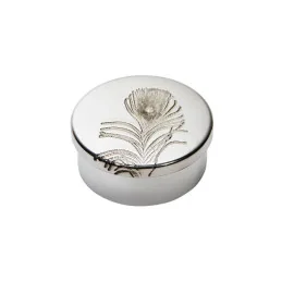 Peacock Small Trinket Pill Box