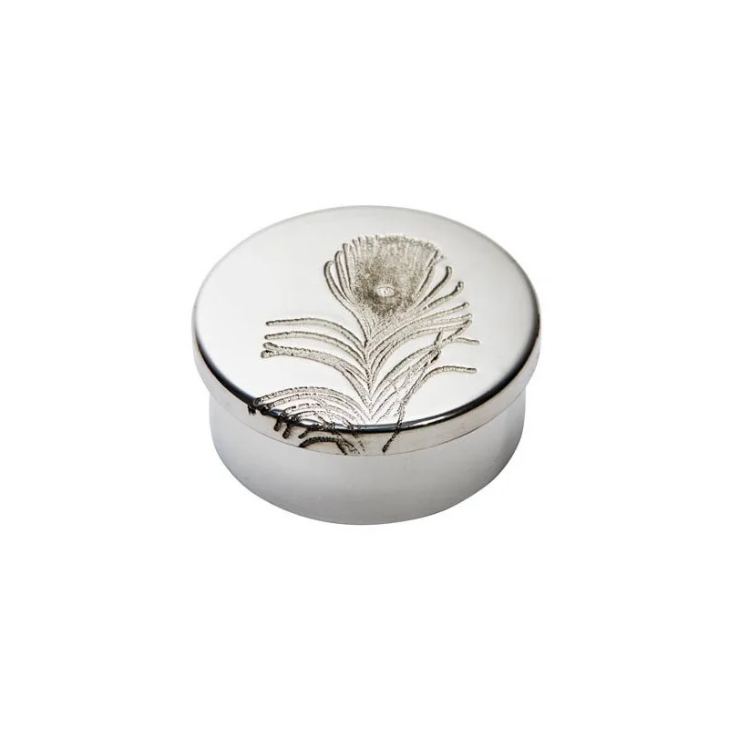 Peacock Small Trinket Pill Box