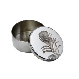 Peacock Small Trinket Pill Box