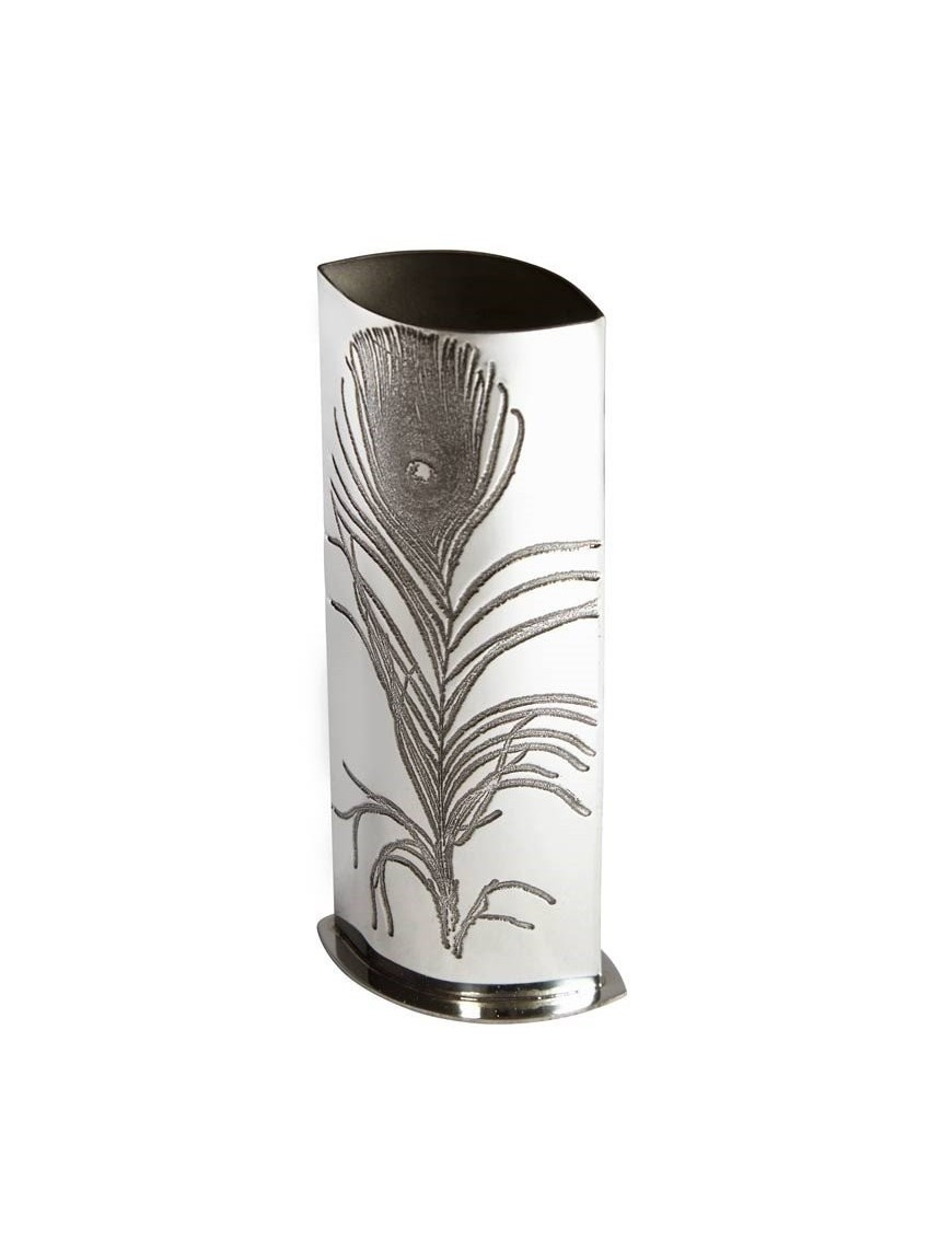 Peacock Bud Vase