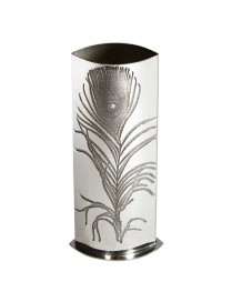 Peacock Bud Vase
