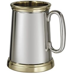 Wortley Pewter and Brass Tankard