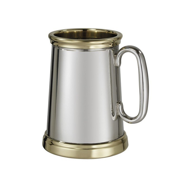 Wortley Pewter and Brass Tankard