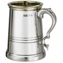 Pewter and Brass Worcester Tankard