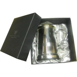 Pewter and Brass Worcester Tankard