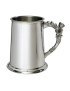 Thistle Handle Pewter Tankard