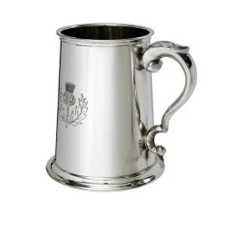 Thistle Pewter Tankard