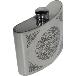 Celtic Knot Kidney Hip Flask
