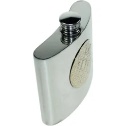 Celtic Gold Pewter Kidney Hip Flask