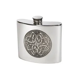 Celtic Circle Kidney Hip Flask