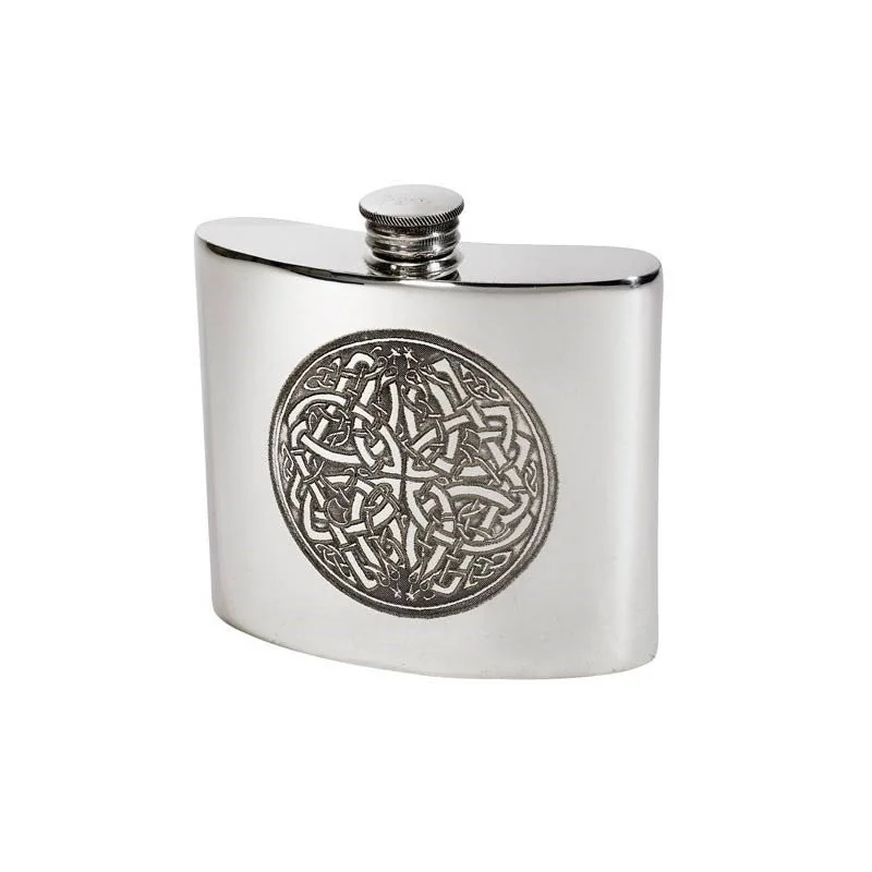 Celtic Circle Kidney Hip Flask
