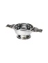 Teddy Bear Handle Pewter Quaich