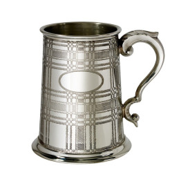 Tartan Pewter Tankard