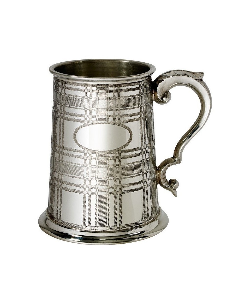 Tartan Pewter Tankard
