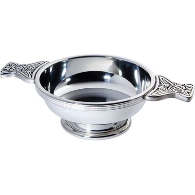 Red Red Rose Pewter Quaich