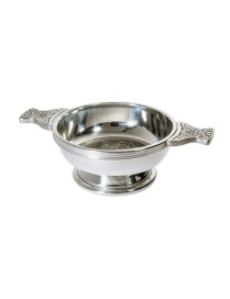 Celtic Circle Pewter Quaich