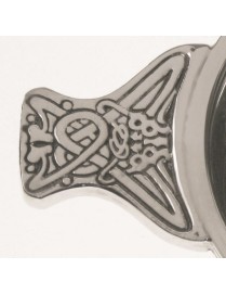 Celtic Circle Pewter Quaich