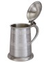 Medieval Hunting Scene Pewter Tankard