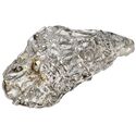 Oyster shell Front Pewter Ornament
