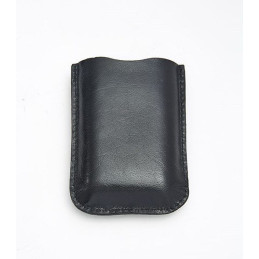 Black Leather Pouch 3oz Pocket Flasks