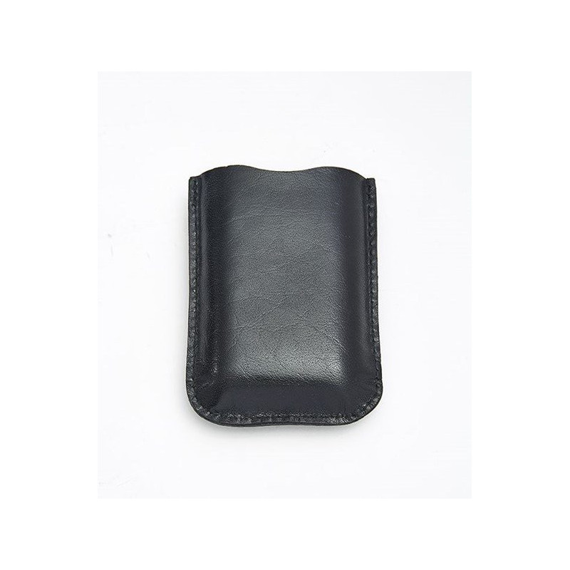 Black Leather Pouch 3oz Pocket Flasks
