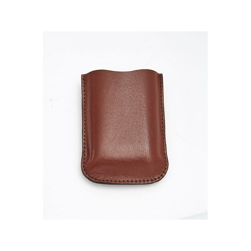 Black Leather Pouch 3oz Pocket Flasks