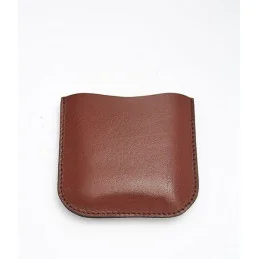 Black Leather Pouch 4oz Pocket Flasks