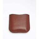 Brown Leather Pouch 4oz Pocket Flasks