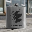 Map of Scotland Design Hip Flask
