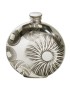 Millstones Round Pewter Flask