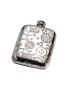 Retro Style Pewter Pocket Flask