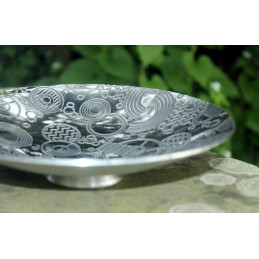 Retro Style Pewter Bowl
