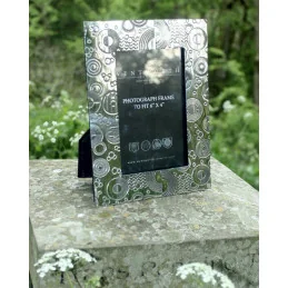 Retro Style Pewter Picture Frame Medium