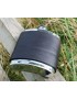 Black Raven Leather Hip Flask