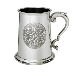 Celtic Circle Pewter Tankard